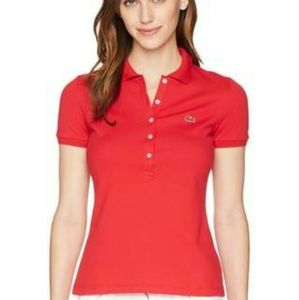 Lacoste Red Polo Shirt for Women